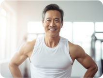 Mr. Huang, 58Y Improved gut health